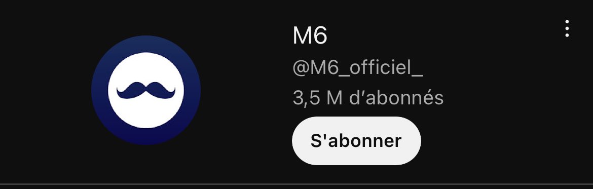 Le meilleur move de M6 😅😒
Il ne reste que le logo en cache chez moi, ça ne va pas durer.
Adieu Golden Moustache 😞