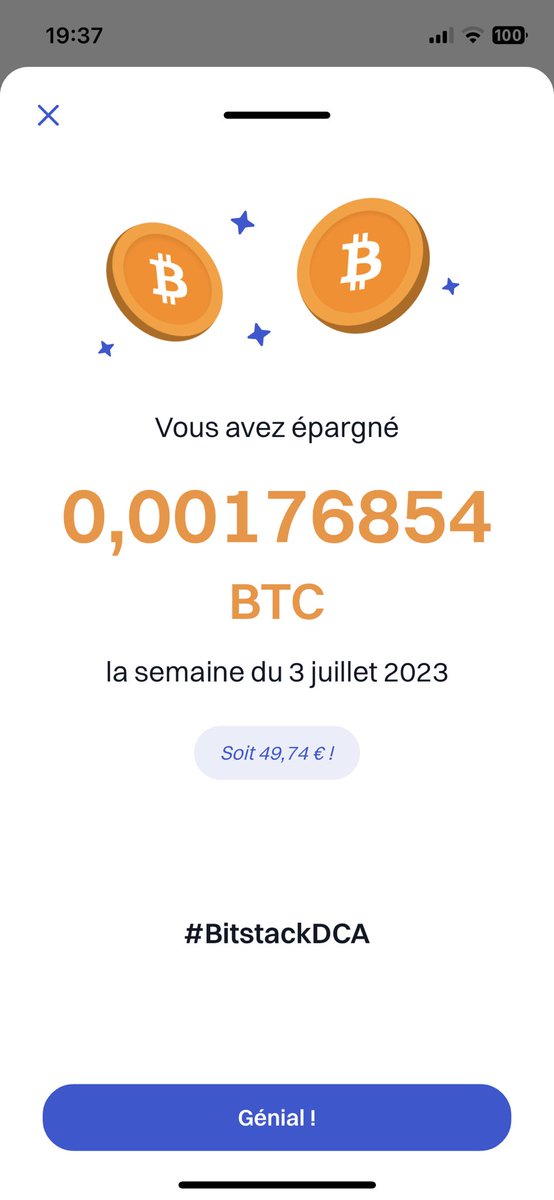 wtc0der's tweet photo. Encore un peu de bitcoin mis de côté #BitstackDCA https://t.co/JiYO24M1cO