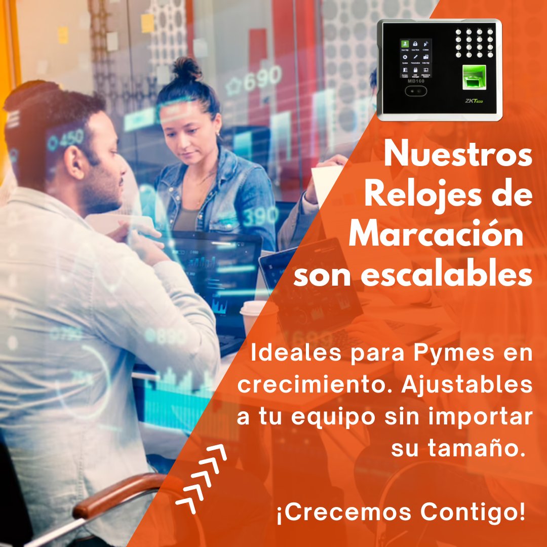 Teledata's tweet photo. 🕒👥🔐 ¡Asegura la bioseguridad en tu Empresa con los Relojes de Marcación Facial! Registra los marcajes sin contacto físico y minimiza la propagación de gérmenes. ¡Contáctanos para más información! 💼💪🏼 #Bioseguridad #RelojesDeMarcaciónFacial #PYMEs #SolucionesQueSiFuncionan https://t.co/RvwDMyFE25