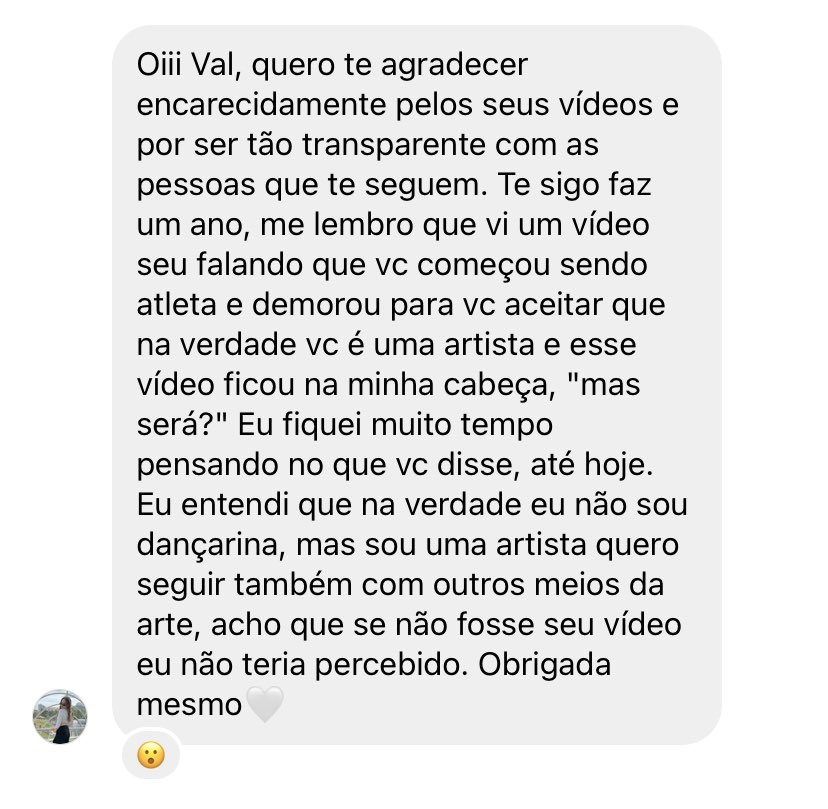 AValMombach's tweet photo. Recebi isso aqui hoje e guardei 🥹 Vou ler sempre que me sentir insegura por ser sem filtro https://t.co/urnxODszND