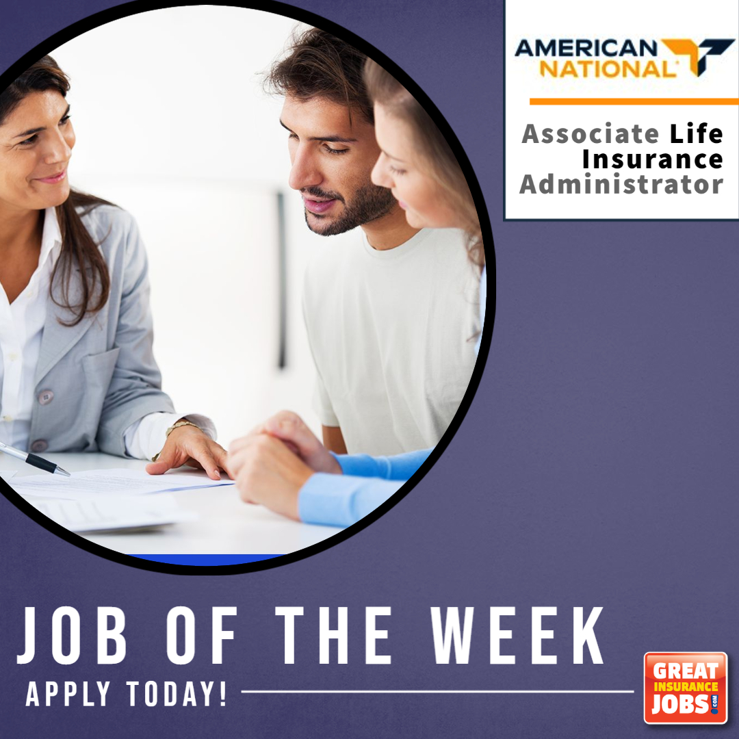 InsuranceJobs1's tweet image. Attention job seekers!

Looking to kickstart your career in the insurance industry? Our "Job of the Week" is the Associate Life Insurance Administrator position with American National.

 Apply now at ow.ly/PrTU50PepTt.