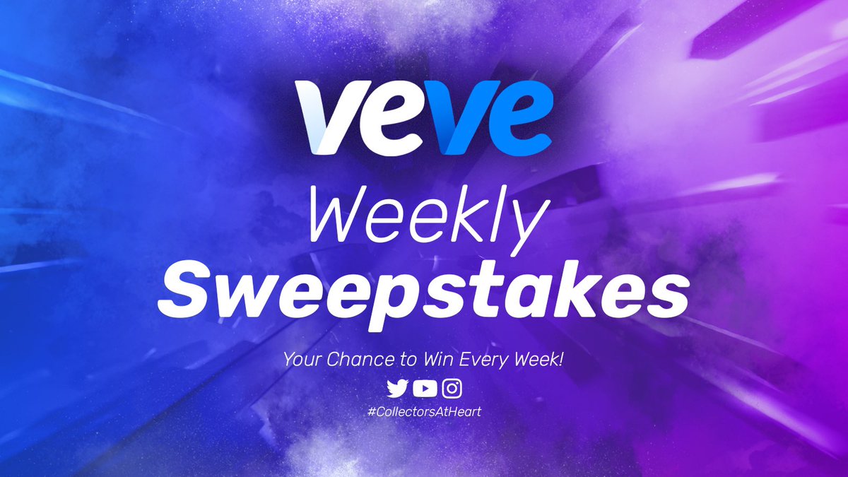 VeVe | Digital Collectibles (@veve_official) on Twitter photo This week's Social Sweepstakes is happening on Twitter! Enter now for your chance to win a Rare, Ultra Rare or Secret Rare Stan Lee digital collectible:
✅ RT & L this post
✅ Tag a friend you want to introduce to VeVe in the comments
✅ Follow <a href="/veve_official/">VeVe | Digital Collectibles</a>
Entries close This week's Social Sweepstakes is happening on Twitter! Enter now for your chance to win a Rare, Ultra Rare or Secret Rare Stan Lee digital collectible:
✅ RT & L this post
✅ Tag a friend you want to introduce to VeVe in the comments
✅ Follow <a href="/veve_official/">VeVe | Digital Collectibles</a>
Entries close