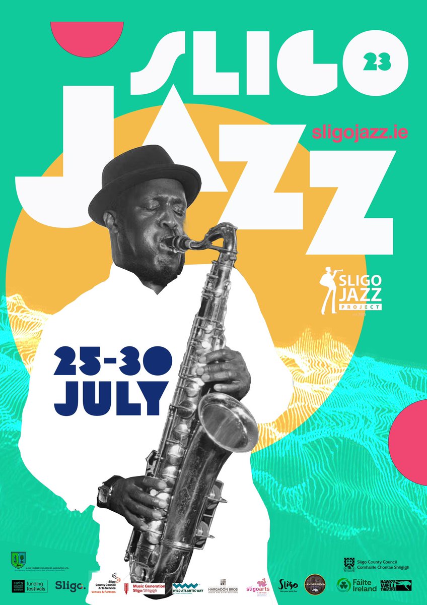 Just a week away! Sligo jazz fest starts on July 25… come to irelands most unique jazz festival with @PhilRobsonMusic <a href="/tonykofi/">Tony Kofi</a> @meilanaontenor <a href="/saracolman/">sara colman 💙</a> #lianecarroll and many more