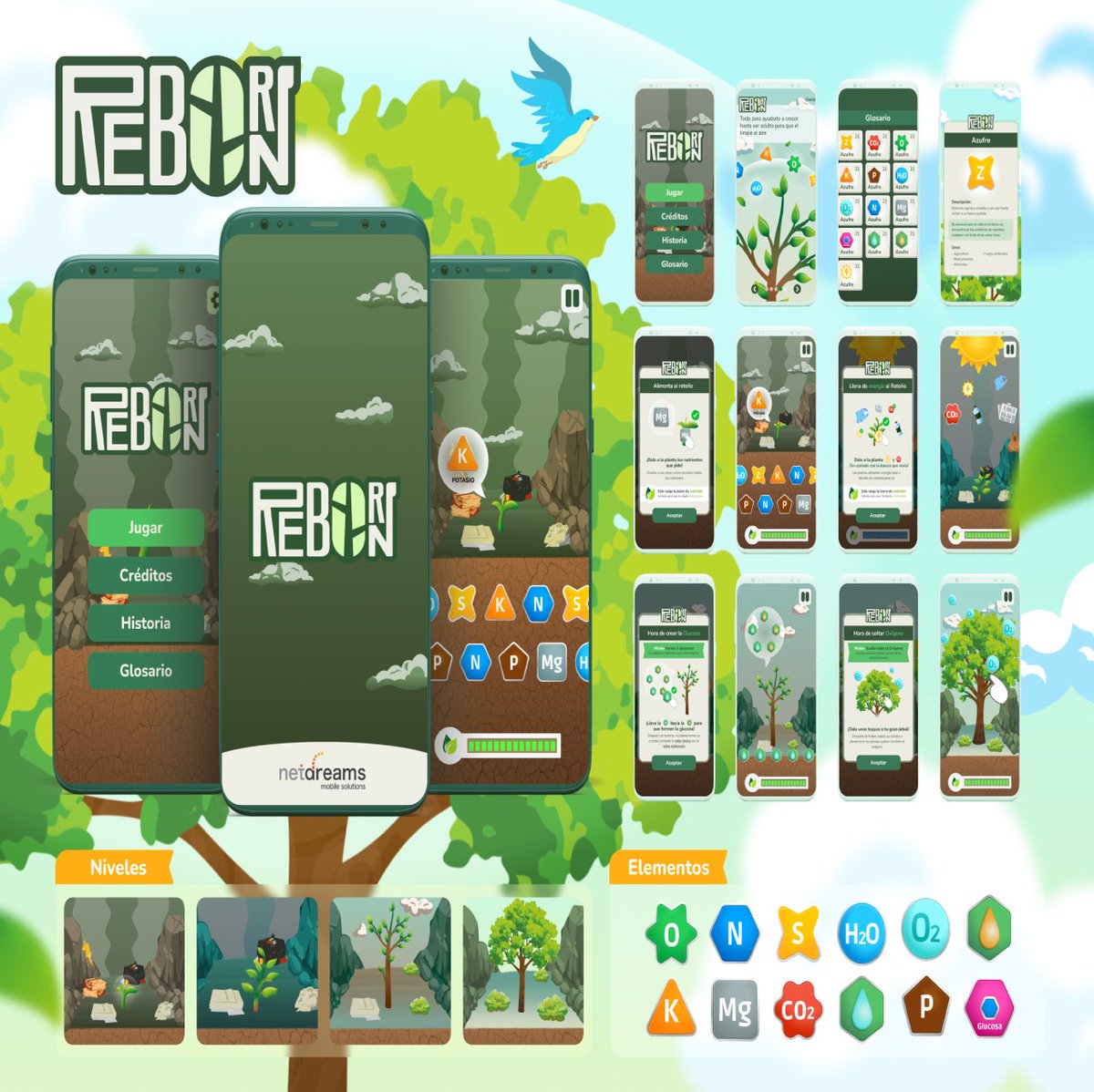 NetdreamsPE's tweet photo. Reborn el videojuego con el que Netdreams participa en el challenge Impulso Joven https://t.co/o1uK97Nn6a #socialab a través de @Socialab_com https://t.co/R8BXWpnH4y
