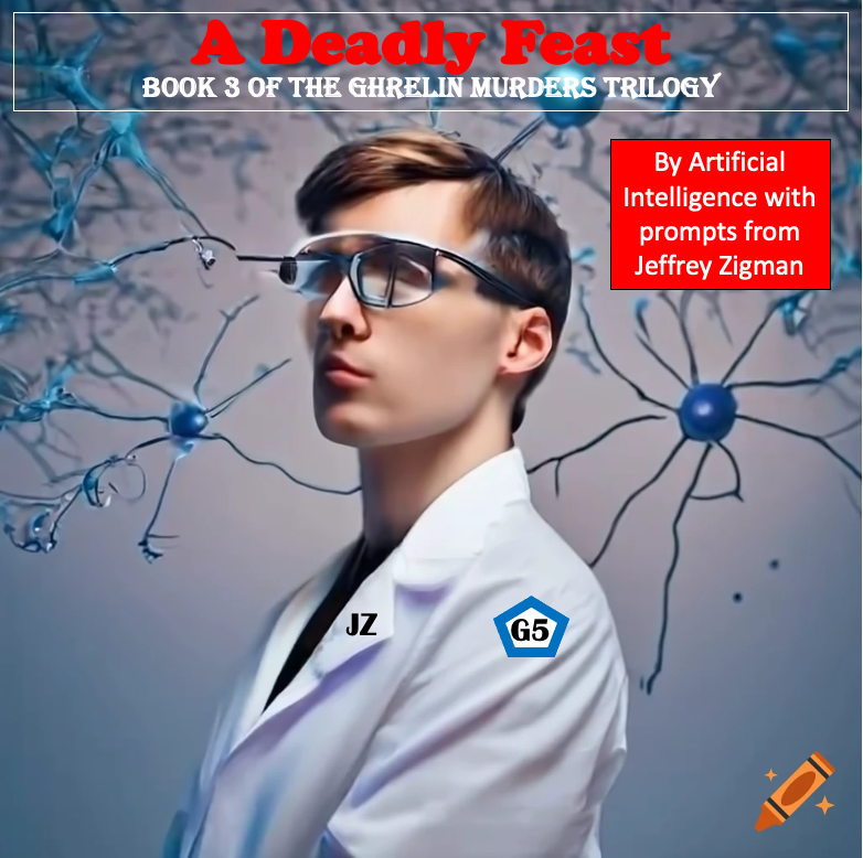 ZigmanLab's tweet image. The gripping conclusion to the adrenaline-fueled &quot;#Ghrelin Murders Trilogy&quot; is almost here! In &quot;#ADeadlyFeast,&quot; the pulse-pounding hormone-murder-mystery genre reaches its peak, delivering an explosive blend of intrigue, deception, and scientific thrills.

Please RT.

#SSIB2023