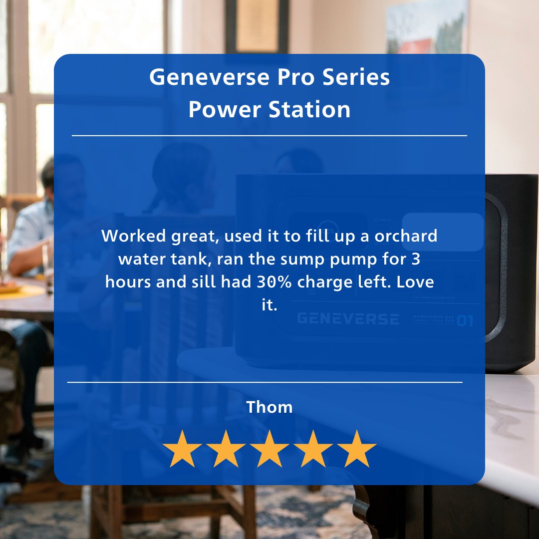 geneversepower's tweet image. Powerful #SolarGenerators like the #HomePower ONE PRO can run several devices both inside and outside the home. 

#solarpower #farming #farmers #farm #agriculture