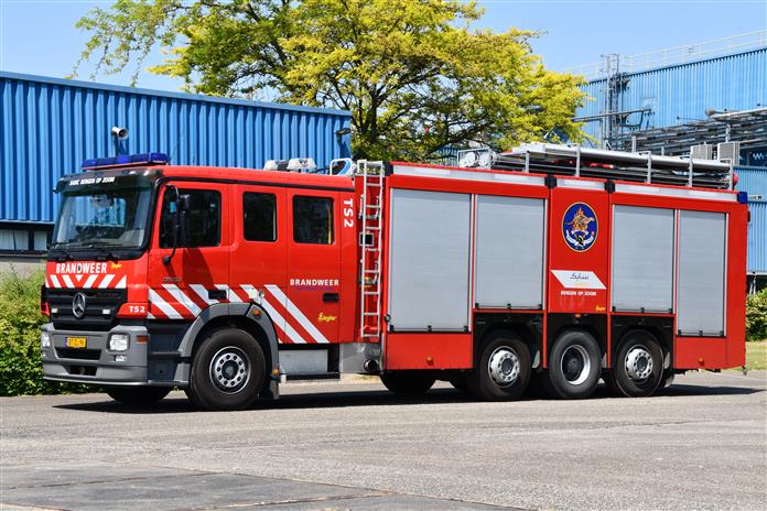 Tijdens diezelfde toer bezochten we ook de bedrijfsbrandweer van SABIC in Bergen op Zoom.