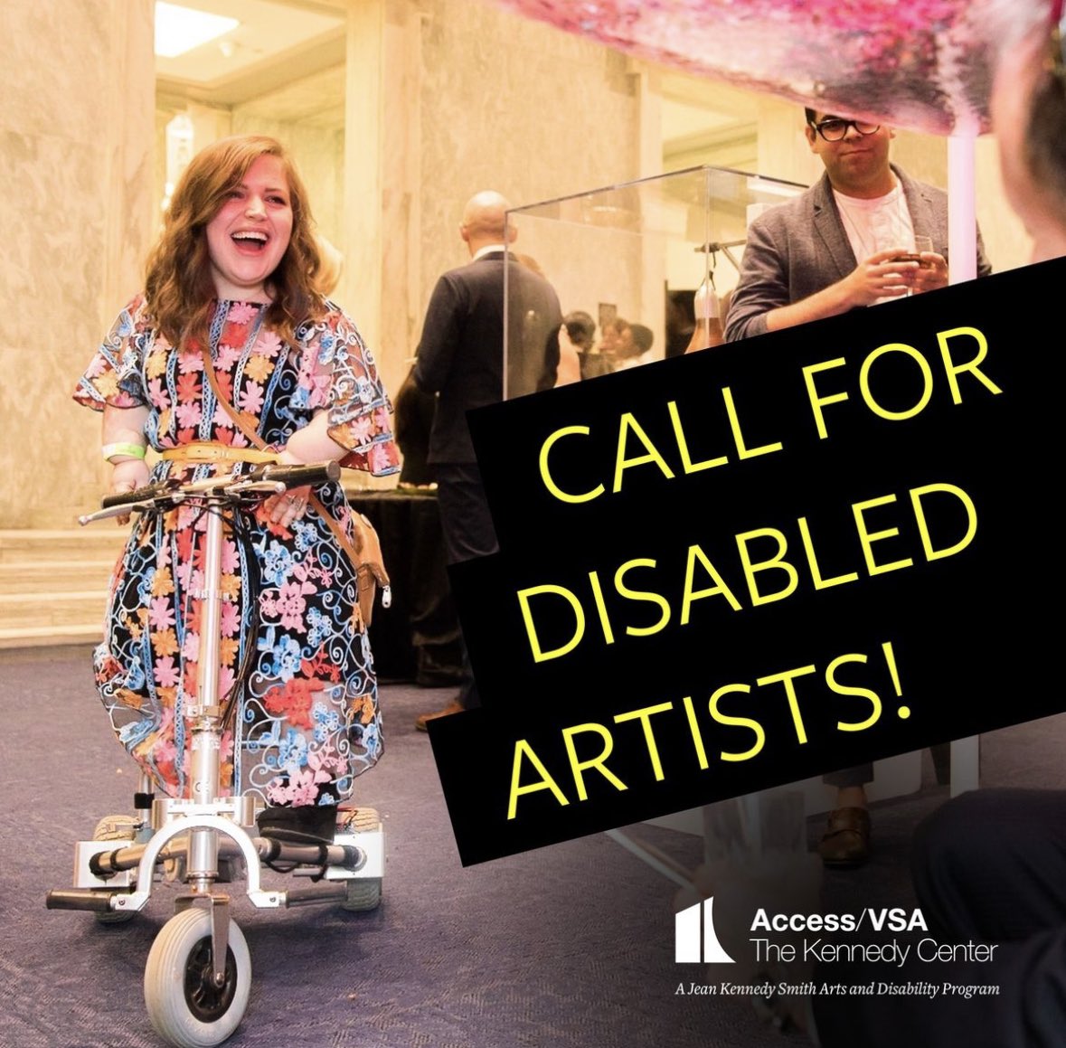 Applications are now being accepted for the John F. Kennedy Center’s VSA Emerging Young Artists Program for visual artists, ages 16 to 25, with disabilities. Learn more: kennedy-center.org/education/oppo…