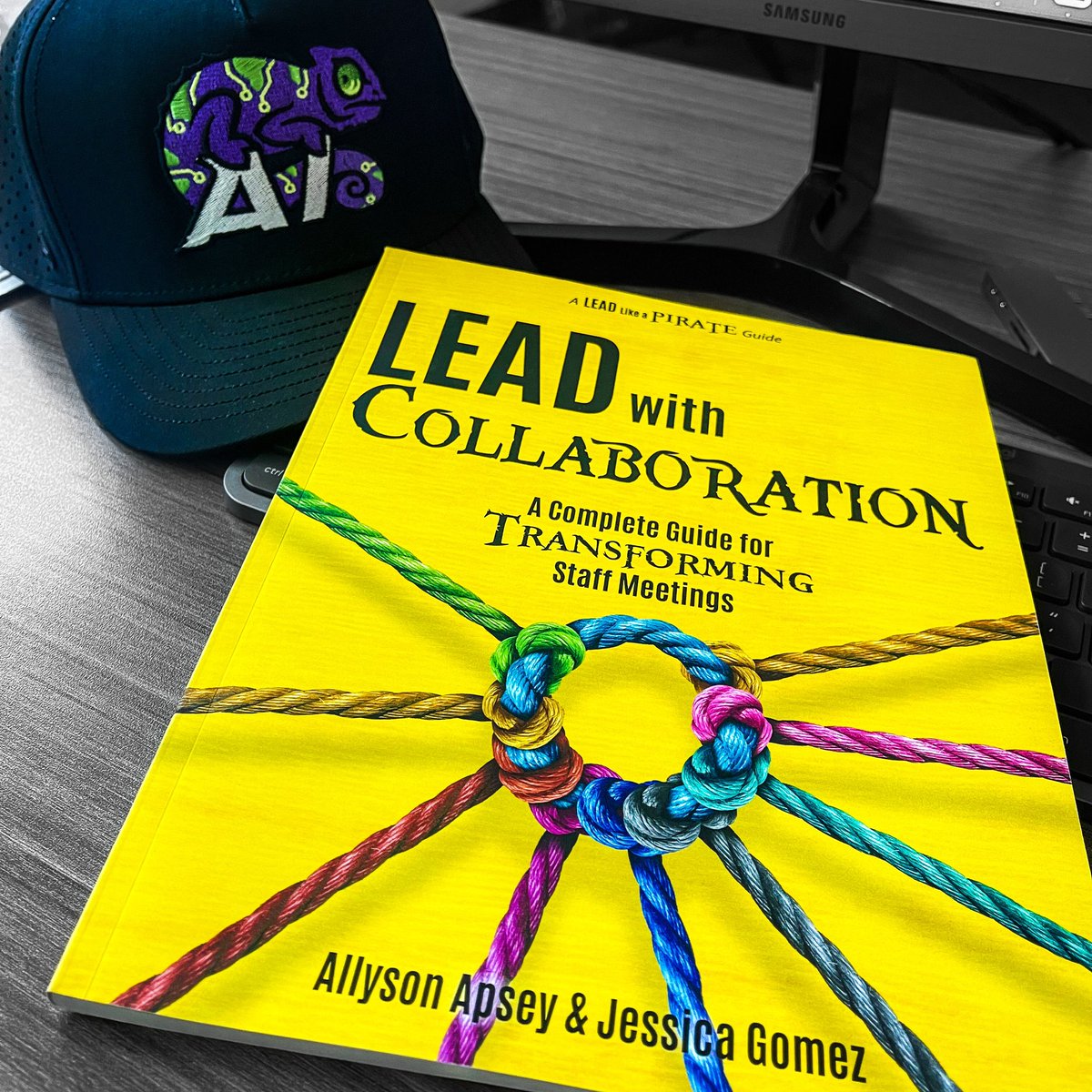 Digging into some amazing reading around collaboration #LeadwithCollaboration as we prep for the new year. Huge shout out to @drrenaebryant for the book. Can’t wait to dig into this and be apart of the #ldrshpbkchat #EdBranding #summerlearning @allysonapsey @mrsjessgomez