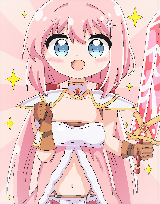 TheMelonMomento's tweet photo. it's yulia chardiet, the greatest yusha (hero) of all time!! 💖💕💖💕
#えんどろ
#endro 
#ユーリア・シャルデット
#yuliachardiet
#artwork 
#イラスト https://t.co/ralUpipRsj