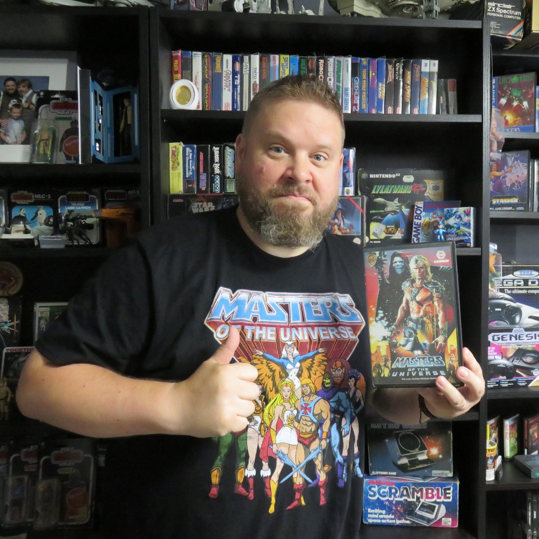 #MOTU Monday!! One of my first VHS additions is this cool big box ex rental version of Masters of the Universe. #VHS #retrocollector