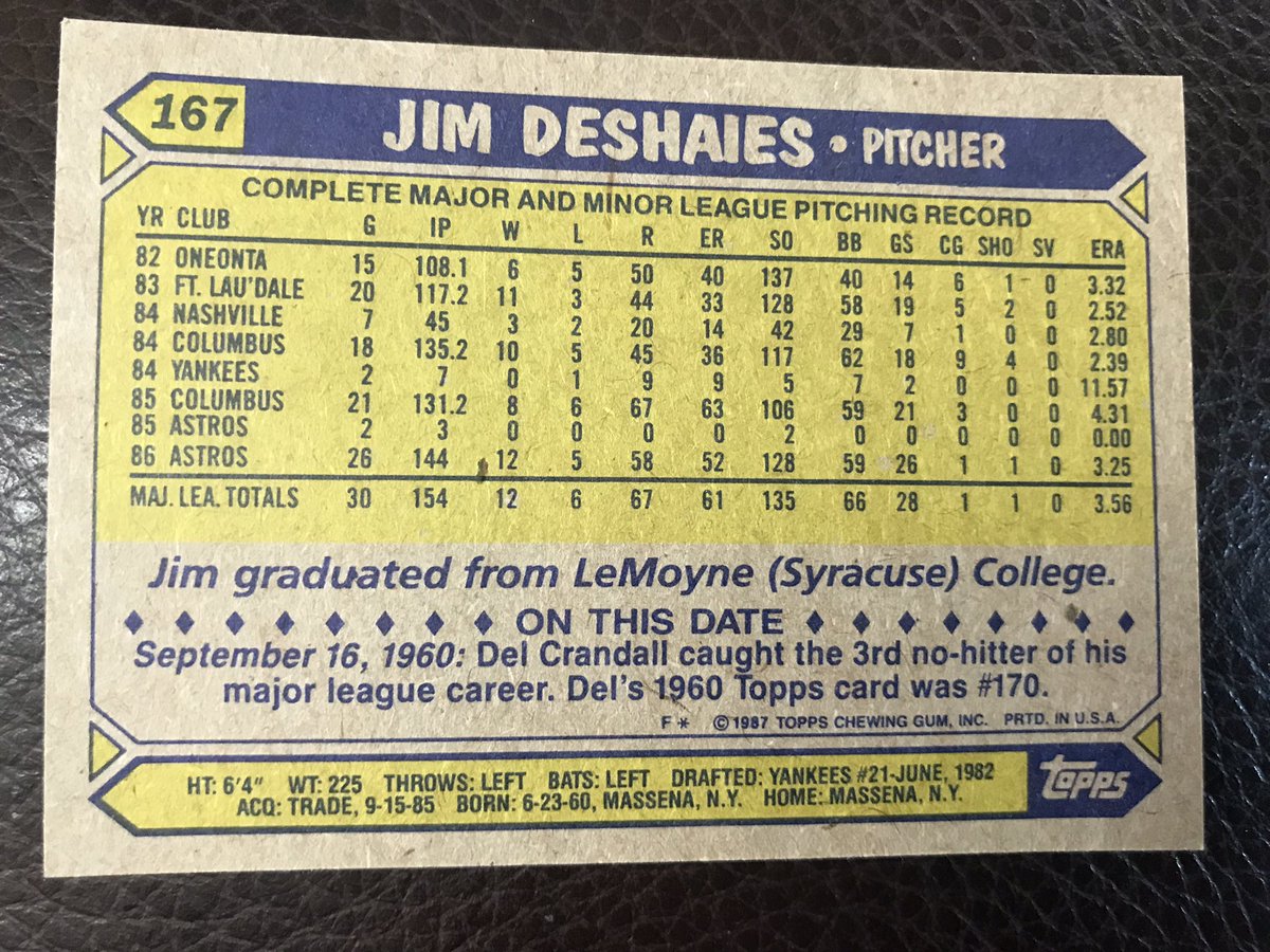 MFrankAz's tweet photo. Hey @JimDeshaies! Look who showed up in this Topps 1987 pack I found at Seattle Public Market. This one’s a keeper. @BoogSciambi @Taylor_McGregor @Cubs https://t.co/rMxs35xE8V
