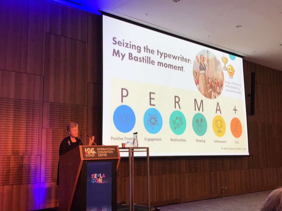 The amazing Angela Falkenberg on creating leadership ripples #seplacon23. Embrace your expert voice ‘in my professional opinion….’ ‘Choose you, wise selfishness’ ‘have a Dubler’