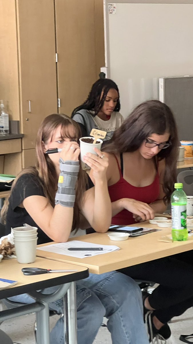 Camp day 5: Reducing our carbon footprint and saving money! Fresh herbs make food taste better and growing them yourself helps the environment! <a href="/principal_durr/">Dr. Ryan Durr</a> <a href="/MeadeHSAACPS/">MeadeHSAACPS</a>