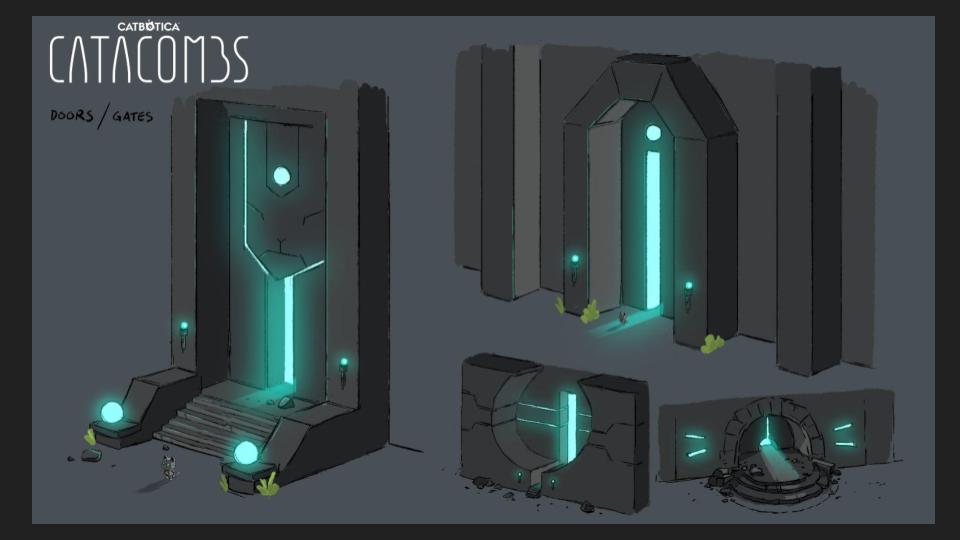 The entrances grew more complex, the riddles increasing in difficulty. 

Deep recesses of memory bank required activation, possibly never-before accessed since the Catbot's creation.