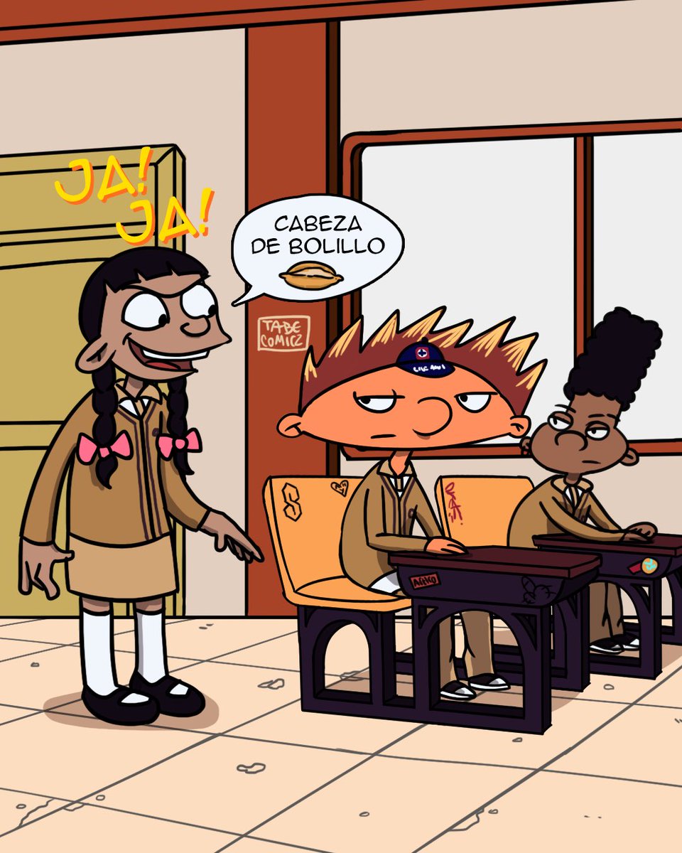 TaBeComicz's tweet photo. Oye Arnoldo! Cabeza de bolillo

En el stream de la semana pasada dibujamos los personajes de Hey Arnold mexas. Fue divertido platicar sobre esa rara etapa de la vida mientras vas en la secu. https://t.co/JVYChceIIk