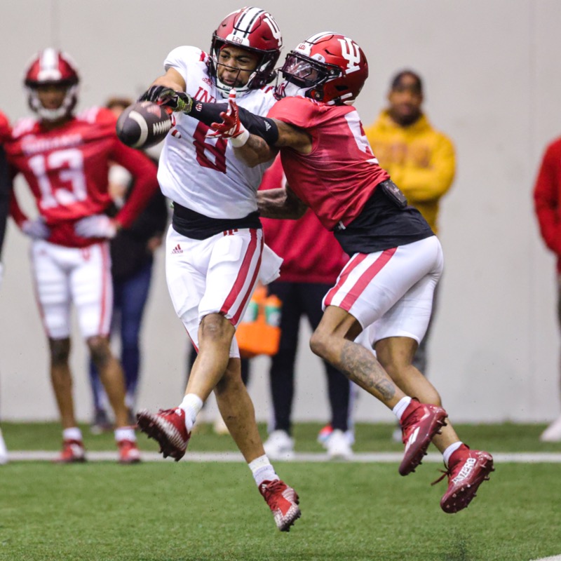 IndianaFootball's tweet photo. "We’re all working &amp; coming together. We’re trying to create that bond. We’ll get there."