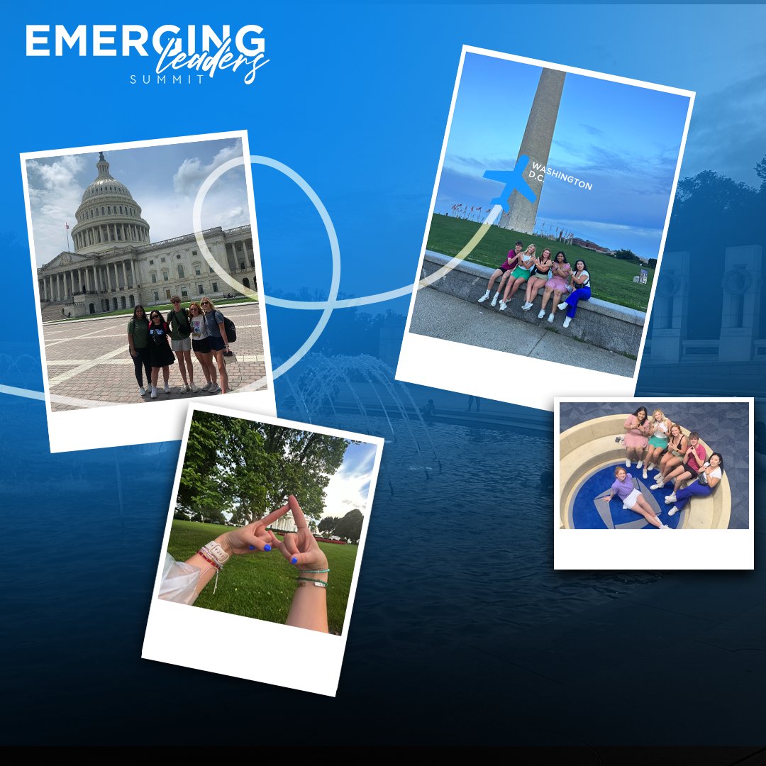 MissouriDECA's tweet photo. State Action Team 76 had the BEST time at this year's Emerging Leader Summit in Tysons, VA. Our officers had the opportunity to network with other state associations, grow their leadership skills, as well as tour the nation's capital. https://t.co/fU7kmgg5en