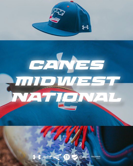 ⚫️ WE’RE GOING NATIONAL 🟡

Effective this coming season we will now have National and Futures teams❗️

Same program, same focus, new name❗️

Moving forward our top teams will be called: 

7u-12u: Canes Midwest Futures❗️

13u-17u: Canes Midwest National❗️