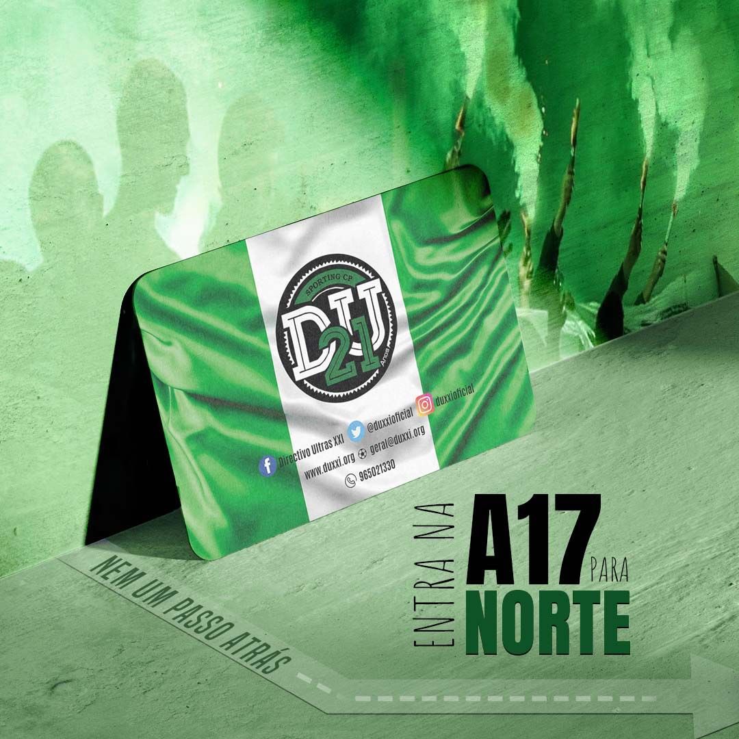 Independentemente das variadissímas opiniões, mantemo-nos fiéis aos nossos princípios, à nossa identidade e principalmente à nossa mentalidade! 

Por um SPORTING mais forte, mantemo-nos na Curva Norte - Sector A17! 

Quem se quiser juntar a nós será sempre bem-vindo! 💪