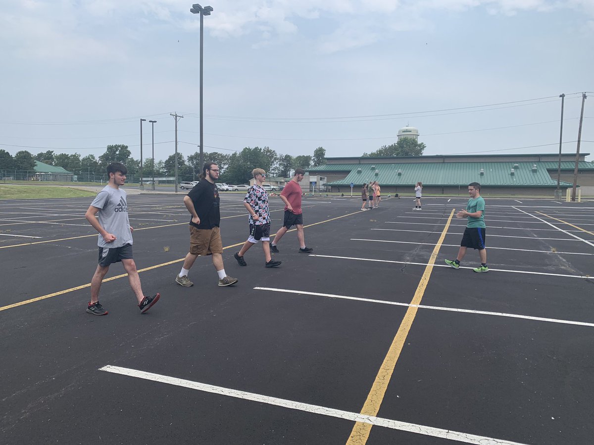 NCaseBand's tweet photo. Day 1: ✅
Bomber Band Camp 2023 is off to a great start! Could not have asked for better weather this morning out on the blacktop. Kids worked hard outside in the morning and inside on music in the afternoon. As far as Mondays go, this was a great one! 
#Radioactive #BMMB23 https://t.co/PVEAKMYzGA