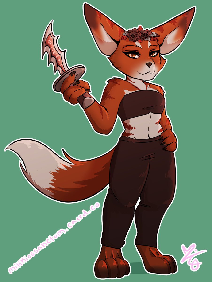 ArtMikkio's tweet photo. First commission done!: 
Thank you Keroon for the support! ^^ https://t.co/PGp6f5mKOW