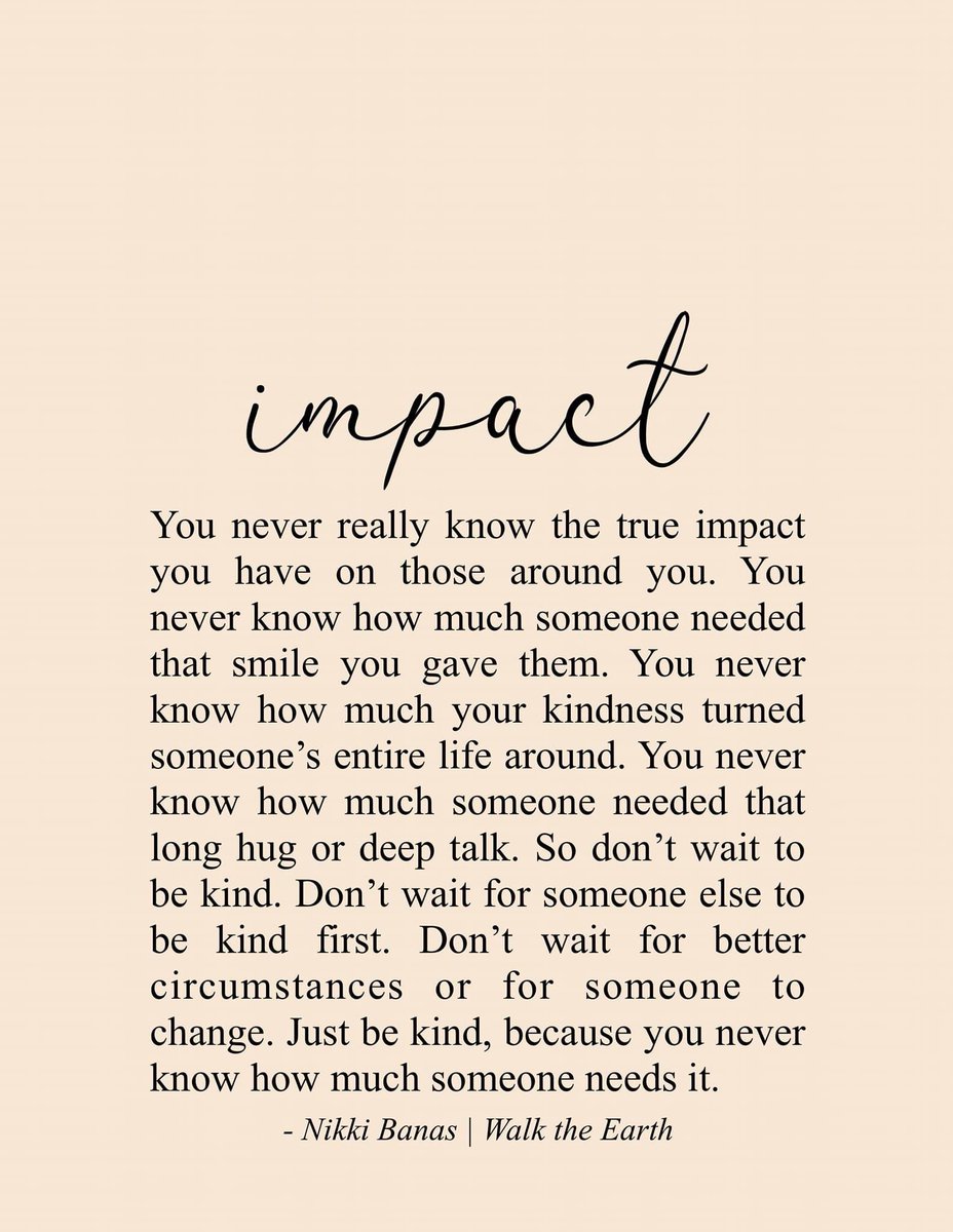 You never know…so don’t wait. ❤️