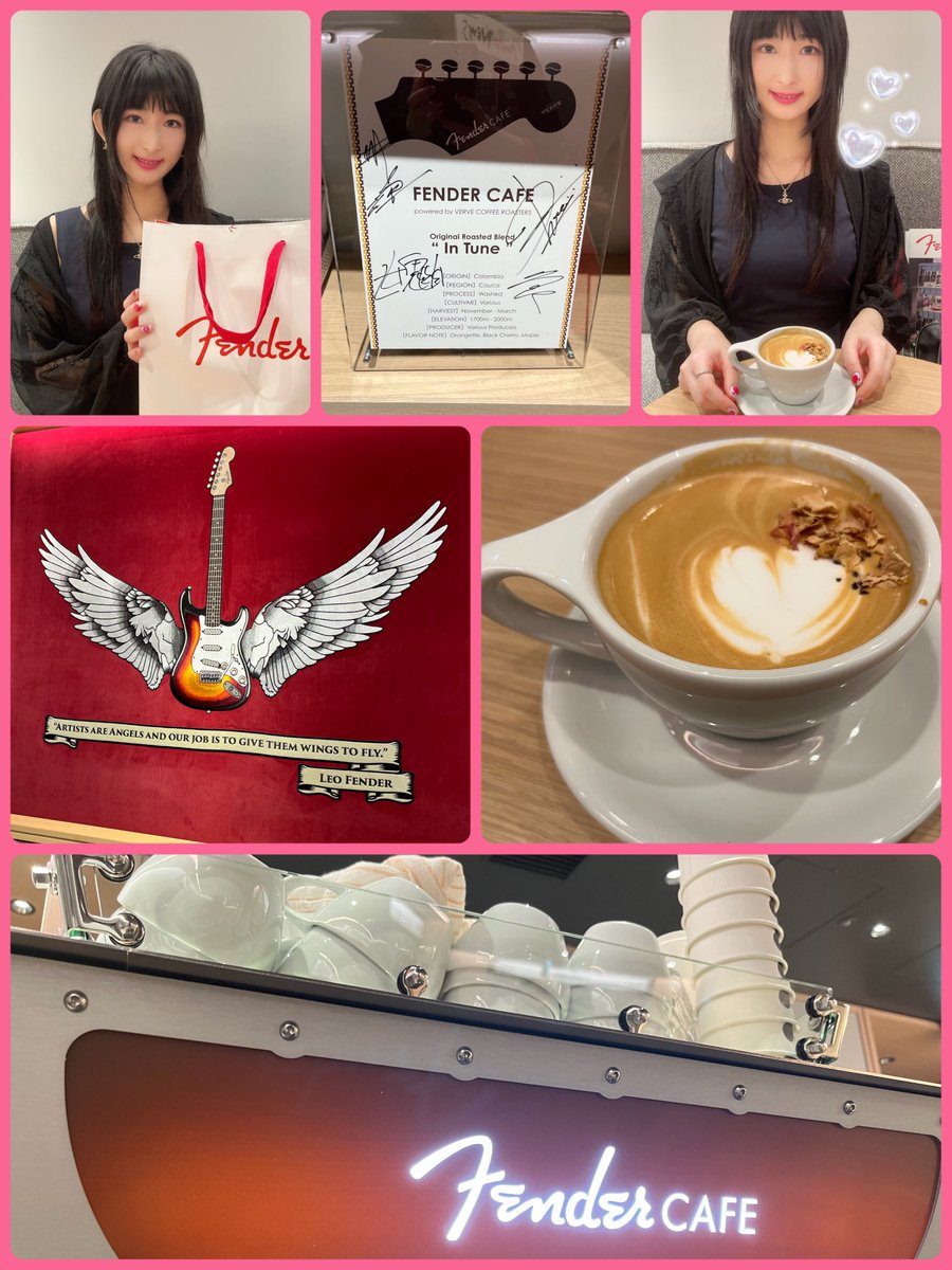 elisaltlamp's tweet image. 6月末にオープンしたFenderのショップ🎸

カスタムショップの部屋にも入れました✨
私が愛用しているタイプのベースもありました💖
(外してるパーツもあります🌸)

Tシャツなど購入して、カフェも行ってみた☕️🌹

素敵な時間過ごせましたよ✨

#FenderFlagshipTOKYO  #フェンダー #CustomShop #原宿