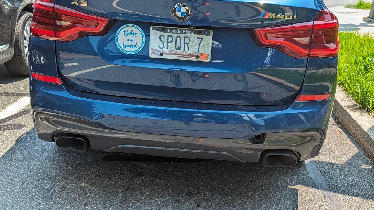 Shriram Krishnamurthi on Twitter "Vanity plate spotted in Providence