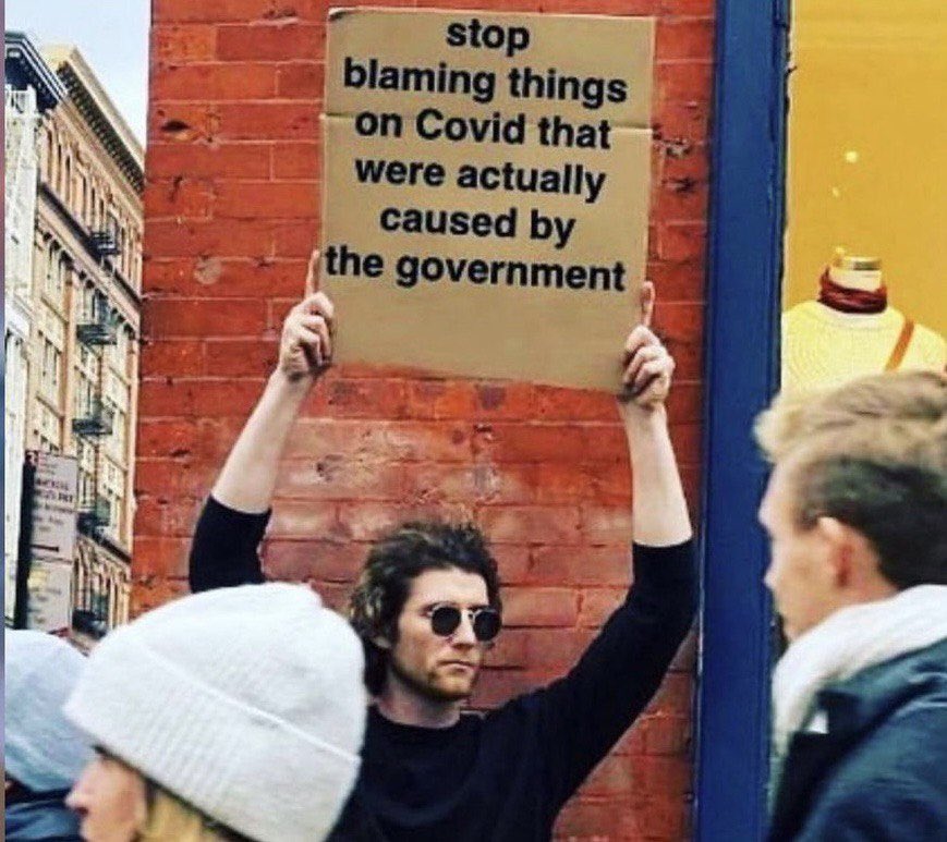 It’s the government that shut down businesses, destroyed peoples health and robbed them of their essential liberties, not a sickness!