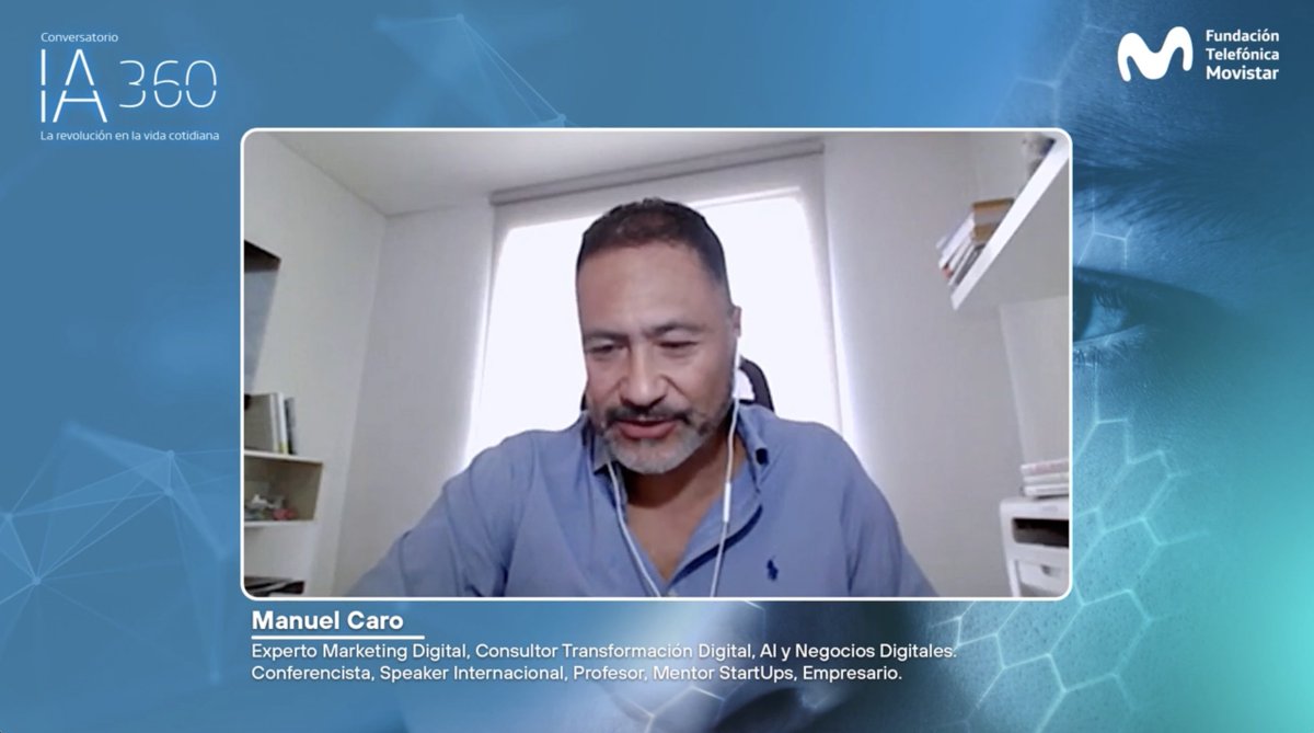 [🟢 #EnVivo] 🧠💡✅ "Debemos desarrollar habilidades blandas que nos permitan adaptarnos al cambio que está generando la IA. Por eso es muy importante tener un pensamiento crítico y responsable al uso que le damos a este tipo de herramientas", nos cuenta Manuel Caro. 🧐