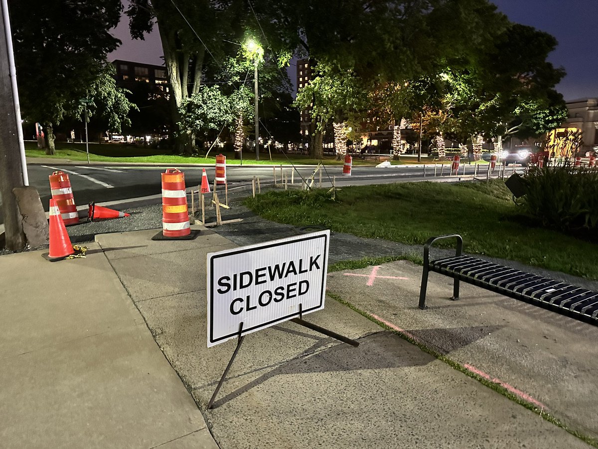 The sheer number of sidewalks being closed for construction in the South End is getting out of hand. These three sites are within two blocks in a busy pedestrian area, and two of them have been going for weeks now.
