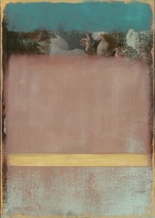 Art of the Day: "Pointing The Blue (Original mixed me". Buy at: ArtPal.com/mineheart?i=14…