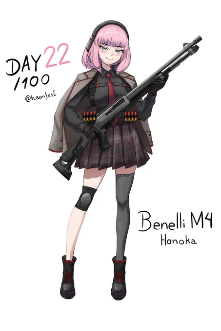 Day 22! HonokaAt last a shotgun 