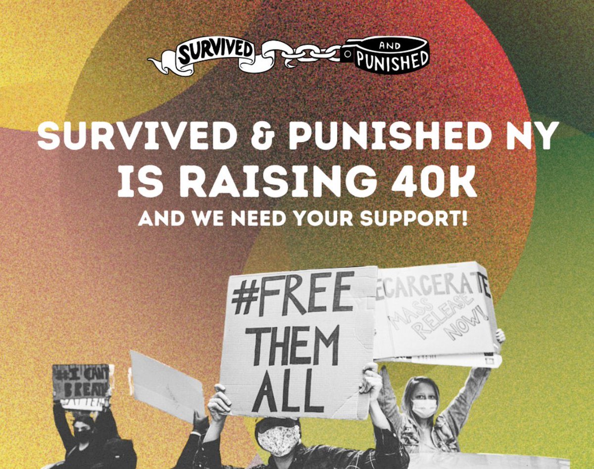 Sadly we’ve been stuck around $5k out of $40k we need to keep our mutual aid fund going &amp; providing support to criminalized survivors in NYS. This material support sustains organizing work &amp; helps people survive the unlivable in NYS prisons. Support here: spny.wedid.it
