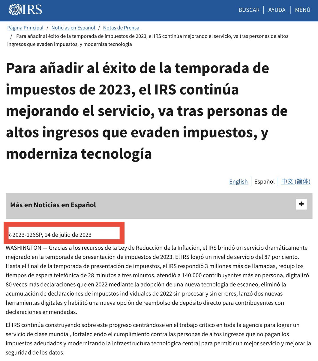 anibalacevedo's tweet photo. Interesante y a la vez, preocupante: en un reciente comunicado del IRS, destacando sus logros bajo el gobierno de Biden, dedica un párrafo a destacar que han identificado 100 millonarios evadiendo taxes federales en Puerto Rico (Ley 22). Mala imagen para 🇵🇷. https://t.co/AKvOFJUnM1