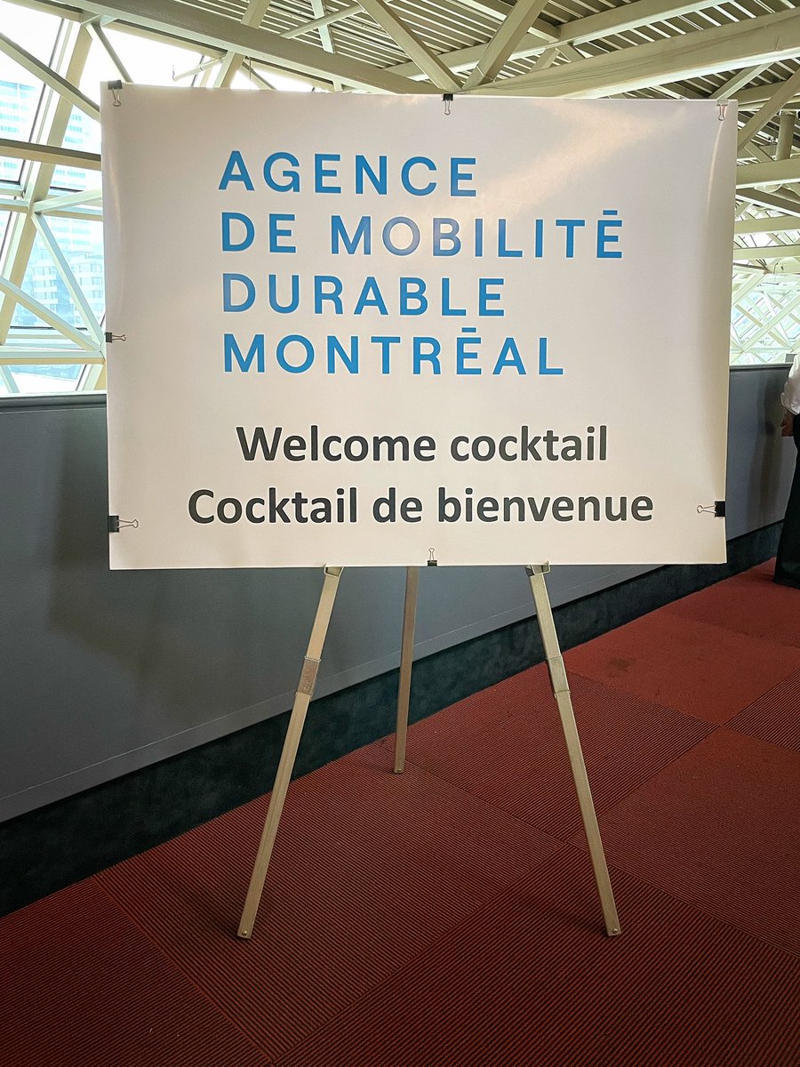 World Conference on Transport Research Montreal (@wctr2023) on Twitter photo Merci à / Thanks to <a href="/agencemobi_mtl/">Agence de mobilité durable de Montréal</a> de #Montréal pour ce délicieux cocktail de bienvenue /for this delicious welcome cocktail #WCTR2023 #Transportation #research Merci à / Thanks to <a href="/agencemobi_mtl/">Agence de mobilité durable de Montréal</a> de #Montréal pour ce délicieux cocktail de bienvenue /for this delicious welcome cocktail #WCTR2023 #Transportation #research