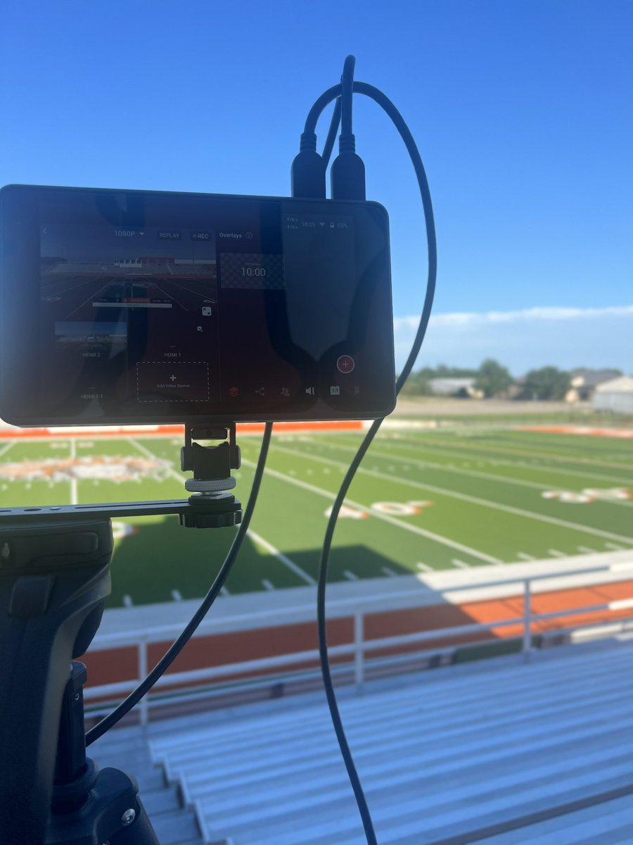 thegrovesports's tweet photo. 4️⃣0️⃣ Days until Texas Football is back in The Grove. We are getting our broadcast gear (3 cameras) ready for 16 weeks of football. See everyone August 25th in Howe.
#texashsfootball #2afootball #carrytheboat #honeygrove #warriors https://t.co/HSuy5NUyJC