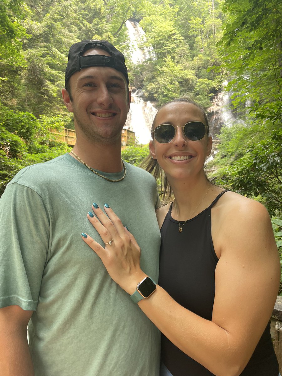 I am the LUCKIEST man in the world. Engaged to my best friend!!! <a href="/sam_schwab20/">Sam McDaniel</a> ❤️
