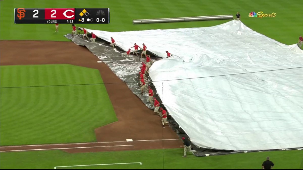 ClutchPoints MLB on Twitter "A grounds crew member got caught