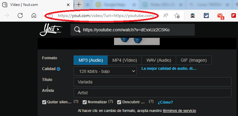InakiJM's tweet photo. ¿Cómo extraer el audio de cualquier vídeo de YouTube?

Muy fácil: se le quita "tube" de su URL y aparece otra página en la que ya se puede descargar ...
#NoSinElBlog https://t.co/rpFnAkjWTo