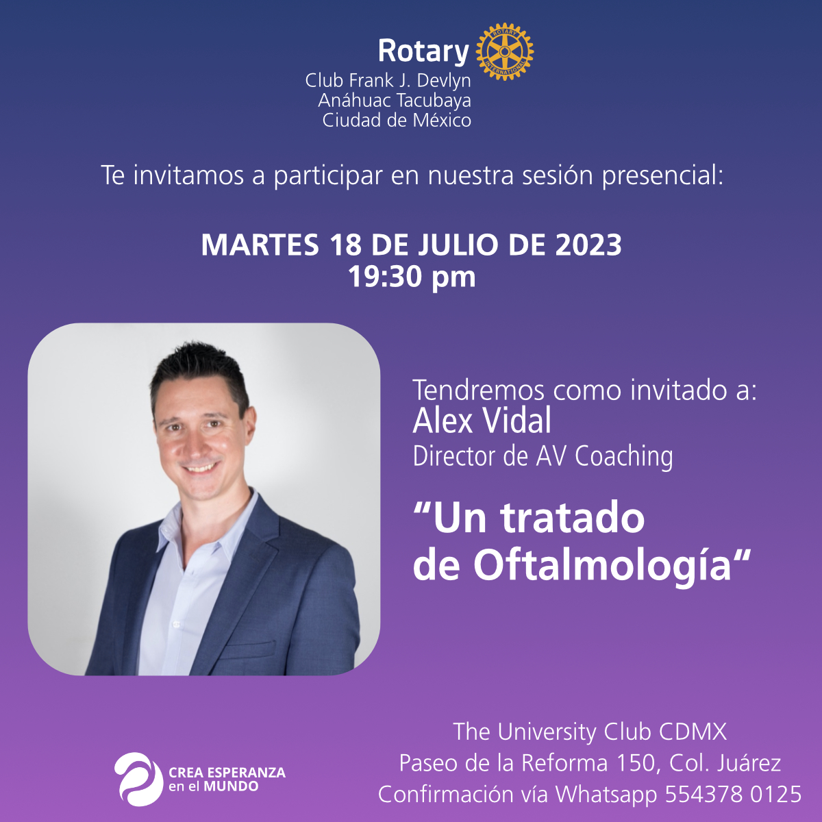 RotaryAnahuacT's tweet image. #ClubFrankDevlynAnahuacTacubaya #SomosRotary