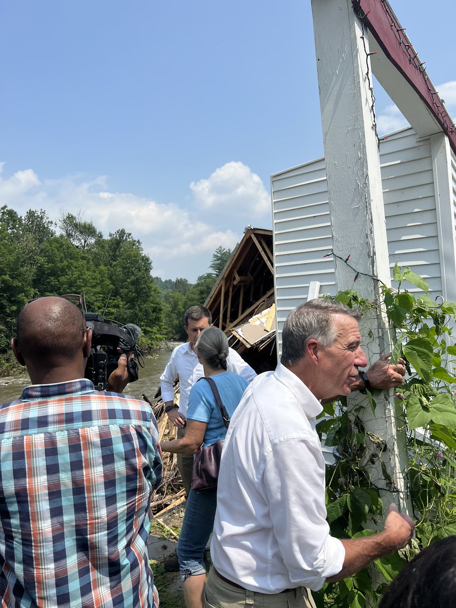 Today I welcomed <a href="/SecretaryPete/">Secretary Pete Buttigieg</a> to Vermont to observe damage to our infrastructure caused by severe flooding. I’m incredibly grateful for the close collaboration with him and his team as we transition to recovery and begin to rebuild.