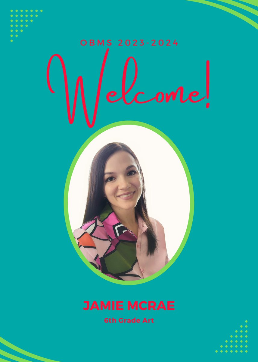 Please help us welcome Mrs. McRae to our fine arts team! #OuidaBest #RCISDJoy