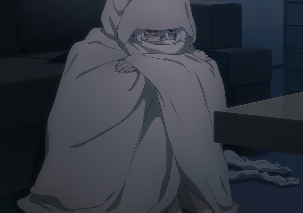 bumblemio's tweet photo. realising that when they’re upset suletta instinctively looks for something to hug while miorine finds something to hug her… https://t.co/EC7FqhBj6k