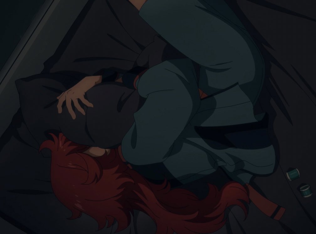 bumblemio's tweet photo. realising that when they’re upset suletta instinctively looks for something to hug while miorine finds something to hug her… https://t.co/EC7FqhBj6k