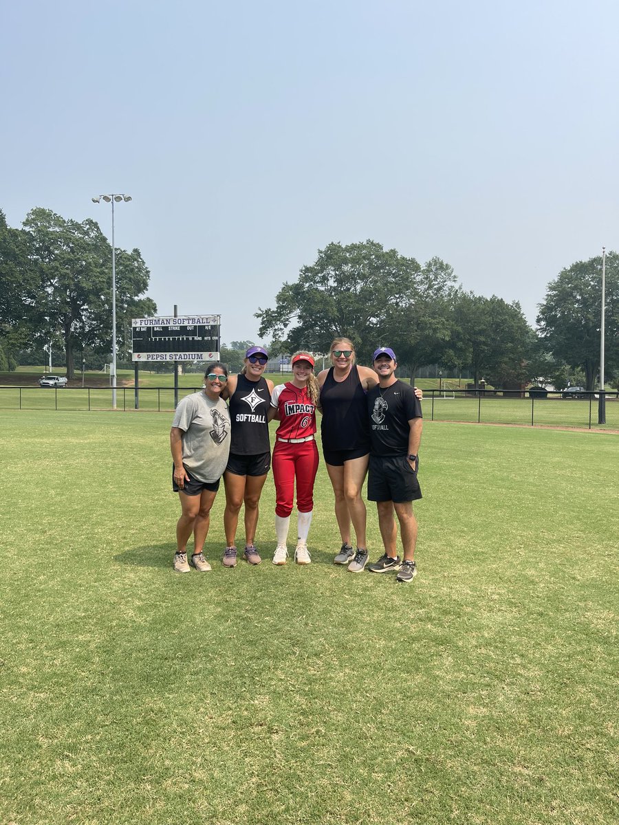 Kennedy Pickett (@kennedyp2025) on Twitter photo Thank you <a href="/FurmanSoftball/">Furman Softball</a> for a fantastic camp today! I always have a great time in Greenville and excited to use the feedback I received today. See you Aug 3rd 😀<a href="/StaceyJW26/">Stacey Johnson-Whitfield</a> <a href="/CoachAHayes/">Amanda Hayes Young</a> <a href="/jwint11/">John Winters</a> <a href="/FurmanSoftball/">Furman Softball</a> <a href="/Impact_Sullivan/">Impact Caymol Premier Sullivan</a> @DHSCoachHuff Thank you <a href="/FurmanSoftball/">Furman Softball</a> for a fantastic camp today! I always have a great time in Greenville and excited to use the feedback I received today. See you Aug 3rd 😀<a href="/StaceyJW26/">Stacey Johnson-Whitfield</a> <a href="/CoachAHayes/">Amanda Hayes Young</a> <a href="/jwint11/">John Winters</a> <a href="/FurmanSoftball/">Furman Softball</a> <a href="/Impact_Sullivan/">Impact Caymol Premier Sullivan</a> @DHSCoachHuff