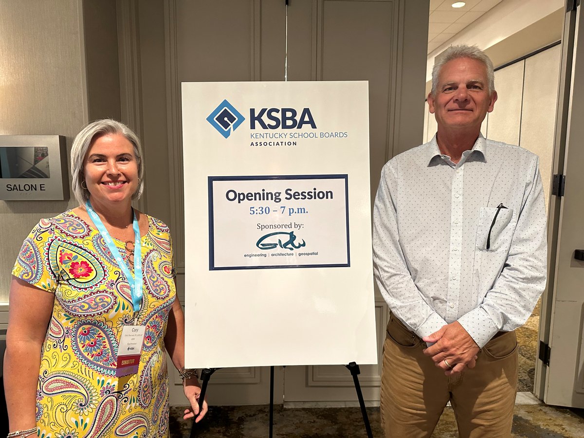 grwinc's tweet photo. Our own Cory Sharrard &amp; Jimmy Piper - mechanical engineer &amp; architect, respectively, were pleased to be a part of this year's #KSBASummer23  Big thanks to the KSBA @ksbanews for being a great host! https://t.co/MPYgRXwHtI