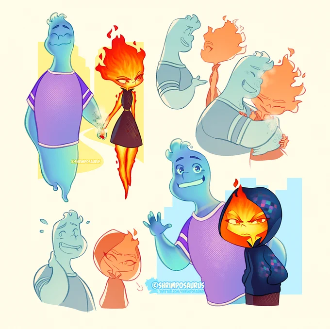 There's me thinking I can be totally normal about them. #Elemental