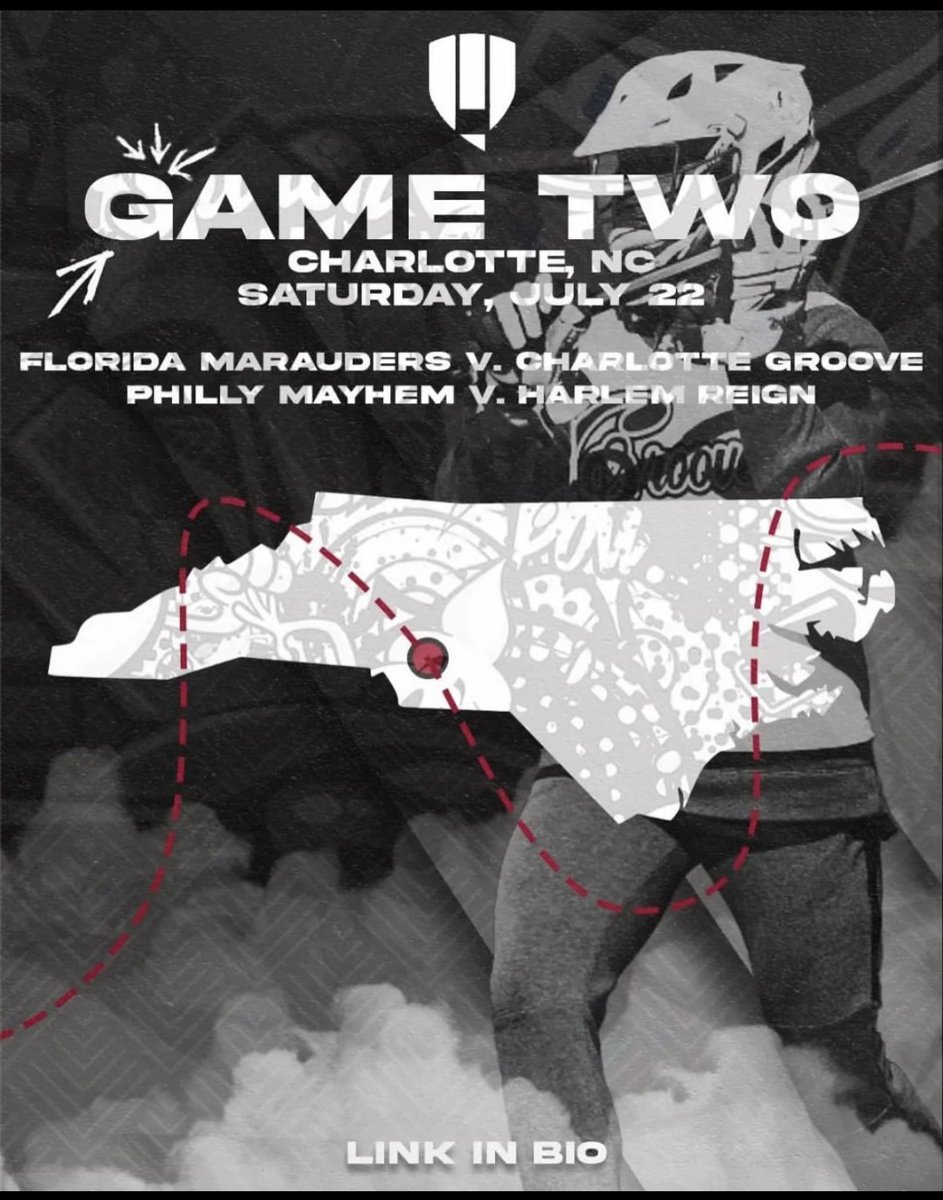 This Sat, July 22 at Mooresville HS
Game times are 1:00 and 3:30pm
Help support our local lacrosse community!
Come out to Mooresville HS and show out for the Charlotte Lacrosse Community🔥
@nlapro
More info online at nlapro.com
